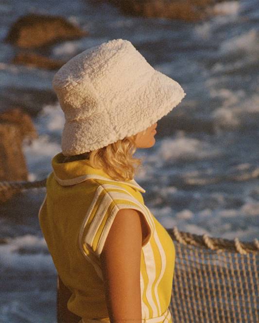 γρ Senso καπέλα teddy bucket καπέλο ιβουάρ D4LN594