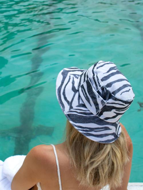 γρ Senso καπέλα terry toweling bucket καπέλο ζέβρα D4LN599