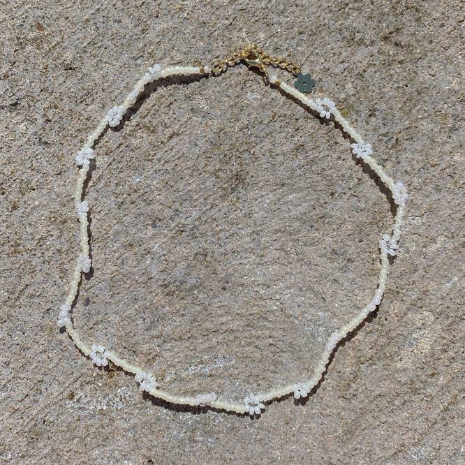 γρ Senso κρέμα κοσμημάτων κρέμα τσόκερ με αλυσίδα μαργαρίτα D4LN584