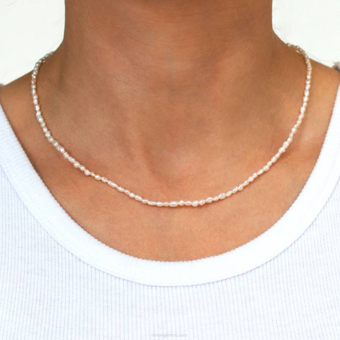γρ Senso αξεσουάρ petite pearl choker λευκό D4LN579