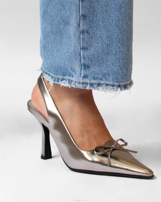 γρ Senso heeled mules kallee ii κασσίτερος D4LN191