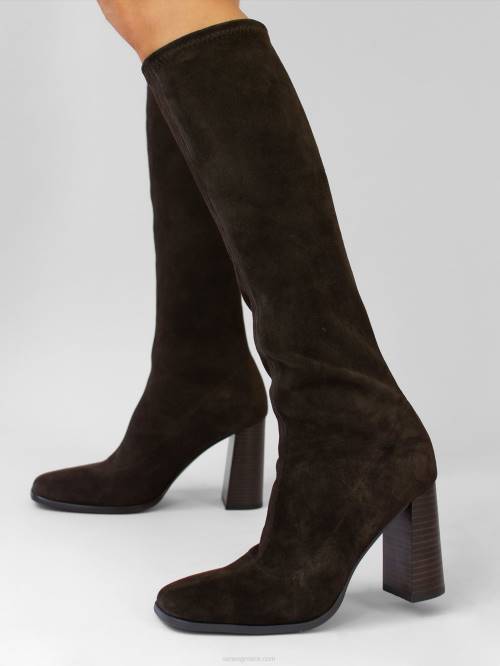 γρ Senso μπότες καφέ ζαφράν D4LN118