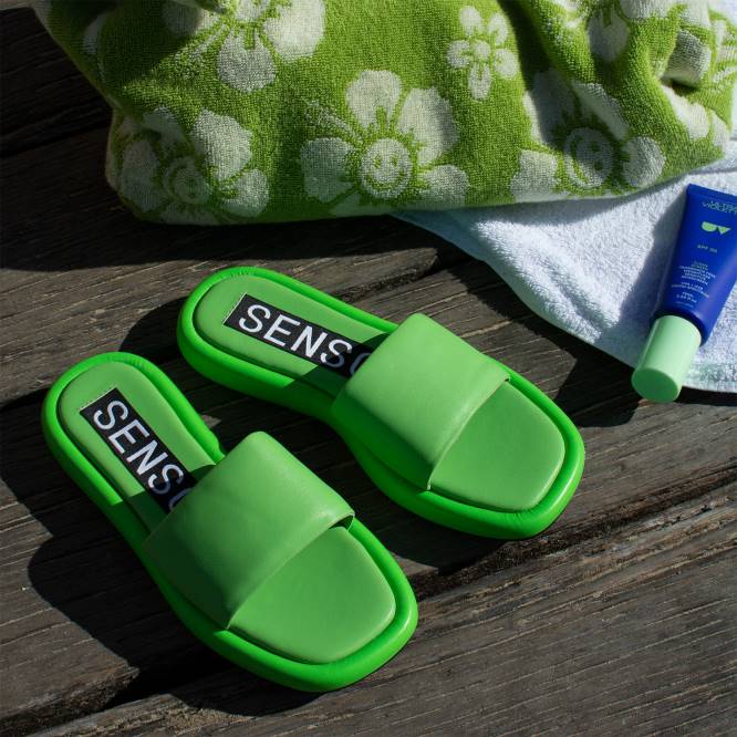 γρ Senso σανδάλια Bentley και lime D4LN478