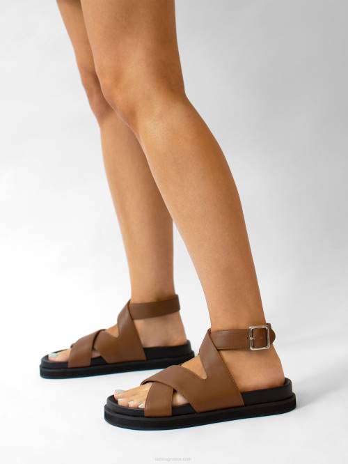 γρ Senso σανδάλια νώε κάστανο D4LN491